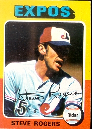 1975 Topps Mini Baseball Cards      173     Steve Rogers